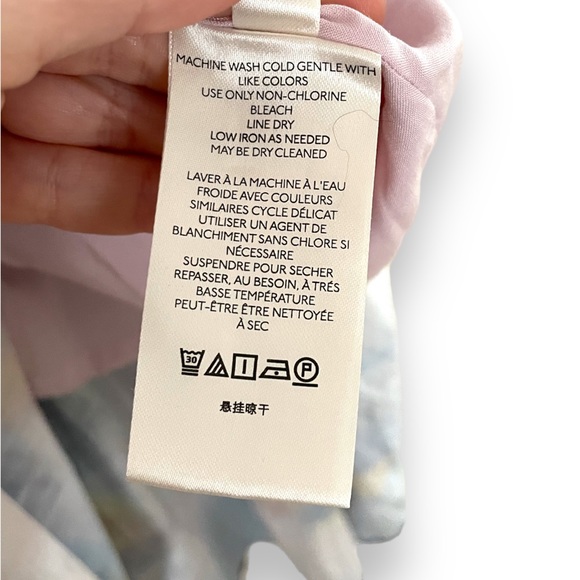 Anthropologie Multi color midi skirt, NWT, size 4 - Picture 8 of 9